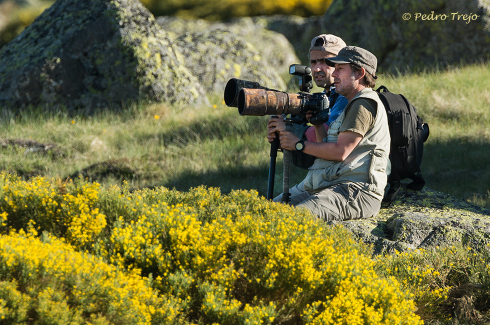 Fotografiando en la montaña